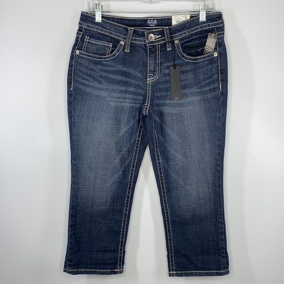 a.n.a Pants - a.n.a Petite Crop/Capri Denim Pants NWT